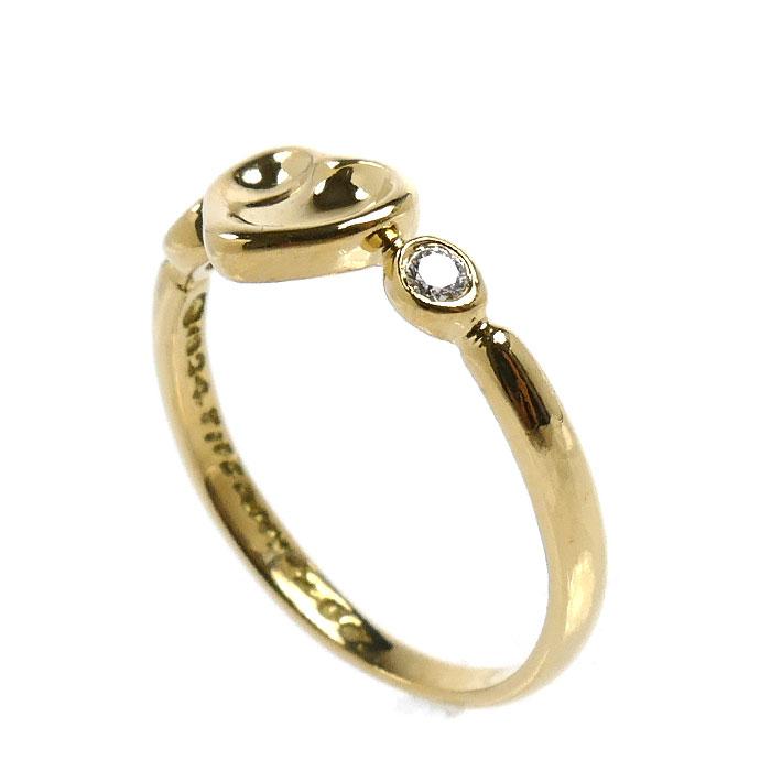 TIFFANY&Co.（ティファニー） K18YG イエローゴールド フルハート