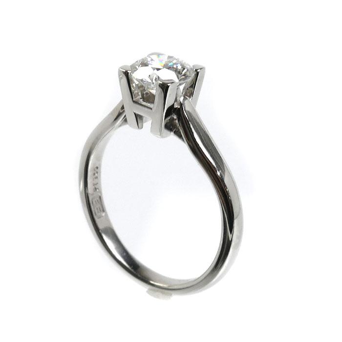 【新品同様】ハリーウイストン　HW Pt950 ダイヤ　リング　指輪 HARRY WINSTON ハリーウィンストン Pt950プラチナ HW リング・指輪