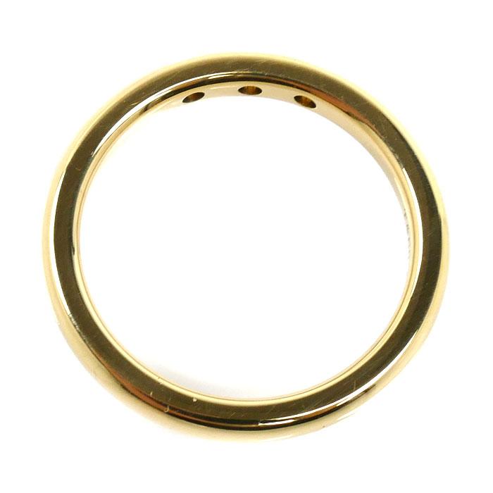 TIFFANY&Co.（ティファニー） K18YG スタッキング バンド 3PD リング 
