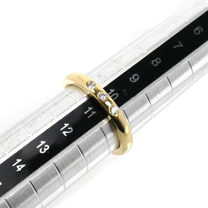 TIFFANY&Co.（ティファニー） K18YG スタッキング バンド 3PD リング