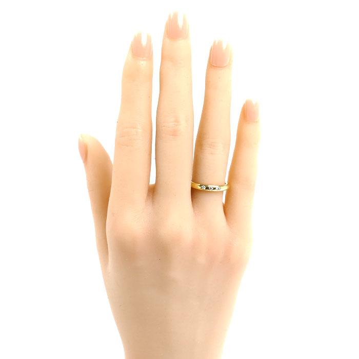 TIFFANY&Co.（ティファニー） K18YG スタッキング バンド 3PD リング 