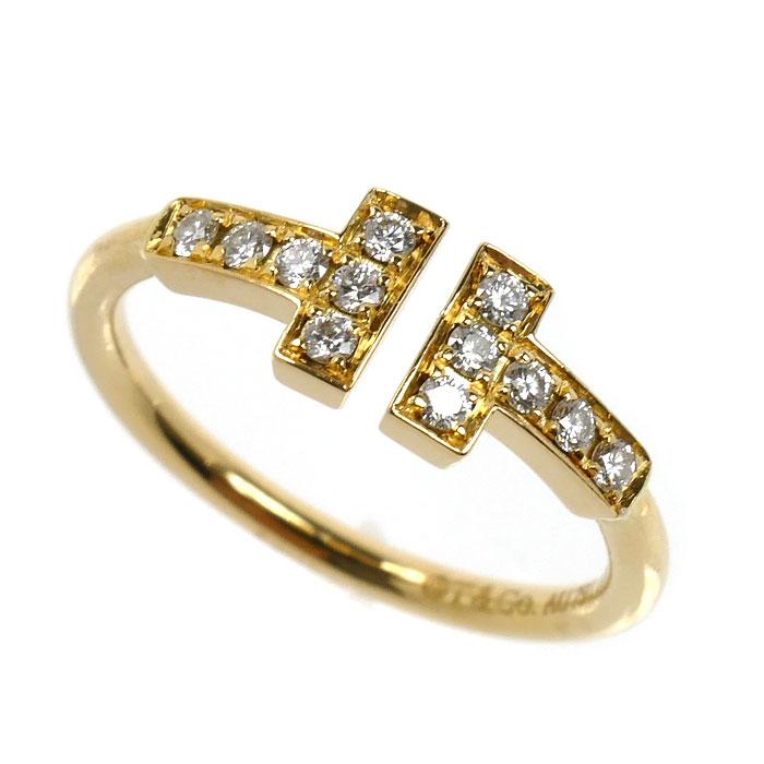 TIFFANY&Co.（ティファニー） K18YG イエローゴールド Tワイヤー 