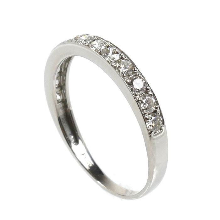Pt900プラチナ ハーフエタニティ リング・指輪 ダイヤモンド0.50ct 12 