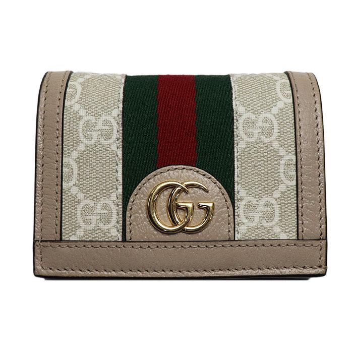 付属品完備 グッチ 折り財布 オフィディア マーモント GG グッチ GUCCI GG マーモット OPHIDIA オフィディア コンパクト