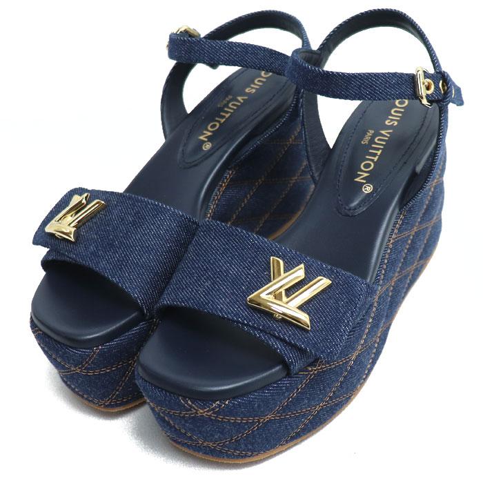 LOUIS VUITTON ルイ・ヴィトン シェイクライン デニム サンダル LOUIS VUITTON ルイ・ヴィトン シェイクライン デニム サンダル