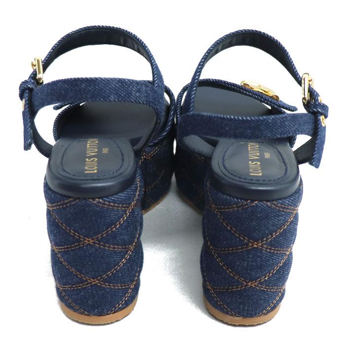 LOUIS VUITTON ルイ・ヴィトン シェイクライン デニム サンダル LOUIS VUITTON ルイ・ヴィトン シェイクライン デニム サンダル