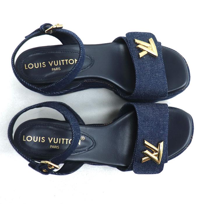 LOUIS VUITTON ルイ・ヴィトン シェイクライン デニム サンダル LOUIS VUITTON ルイ・ヴィトン シェイクライン デニム サンダル
