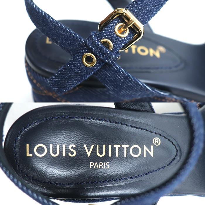 LOUIS VUITTON ルイ・ヴィトン シェイクライン デニム サンダル LOUIS VUITTON ルイ・ヴィトン シェイクライン デニム サンダル
