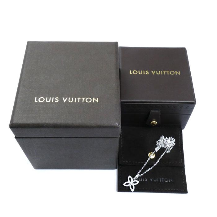 ルイヴィトン　ネックレス　箱付き LOUIS VUITTON（ルイ・ヴィトン） K18WG ホワイトゴールド パンダン