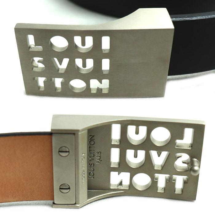 Louis Vuitton サンチュール ベルト LSTロゴ LOUIS VUITTON（ルイ・ヴィトン） サンチュール LST ベルト ブラック