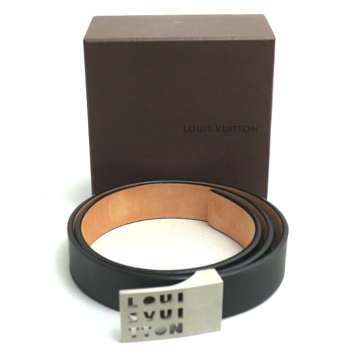 LOUIS VUITTON ルイヴィトン ベルト サンチュール M6808U LOUIS VUITTON（ルイ・ヴィトン） サンチュール LST ベルト ブラック