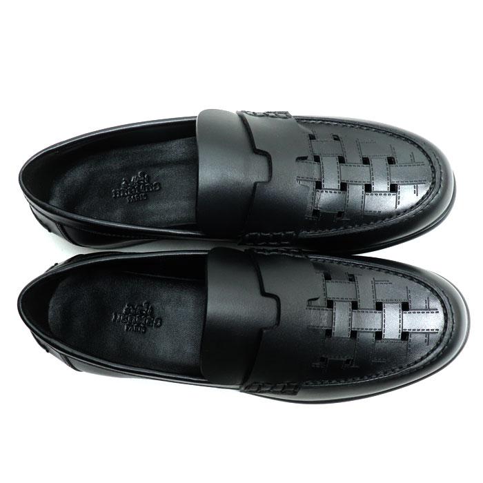 HERMES（エルメス） ケネディ ローファー ブラック 36 レディース 中古
