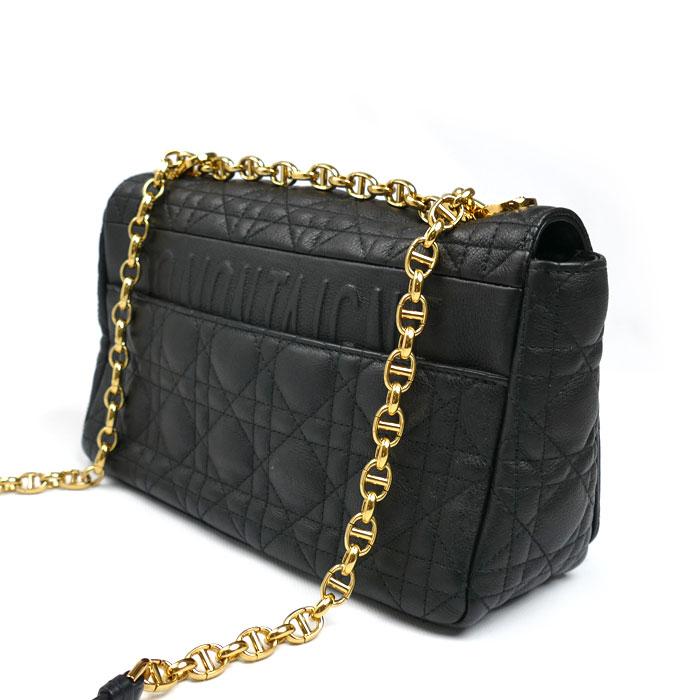 Christian Dior クリスチャンディオール カロ ミディアム カナージュ