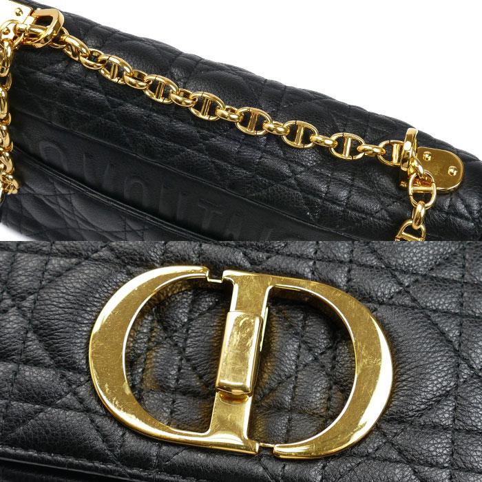 Christian Dior クリスチャンディオール カロ ミディアム カナージュ