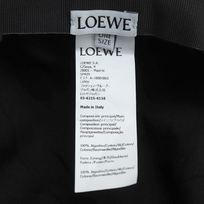 LOEWE（ロエベ） アナグラム パッチキャップ キャップ ダークブラウン