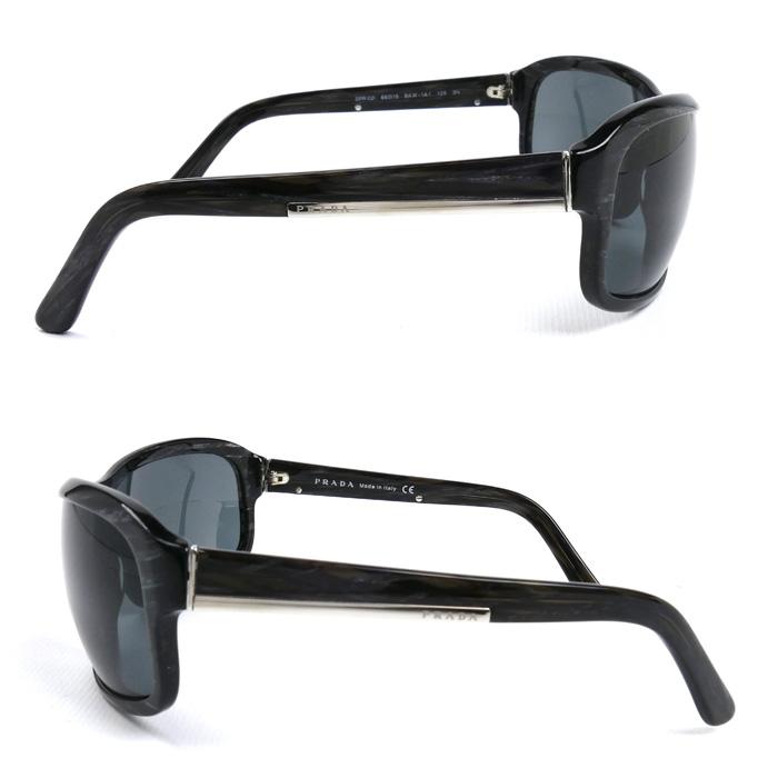 PRADA プラダ サングラス ブラック SPR021 レディース 66□15 8AW-1A1 125 3N【中古】 PRADA（プラダ） サングラス ブラック SPR021 レディース 66□15 8AW