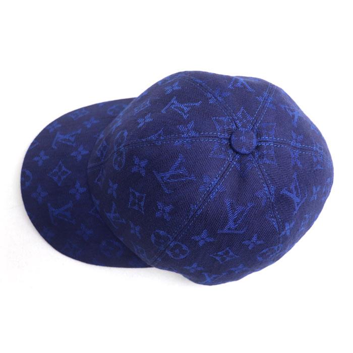 LOUIS VUITTON ルイヴィトン　キャップ モノグラム コットンブルー LOUIS VUITTON（ルイ・ヴィトン） キャスケット モノグラム