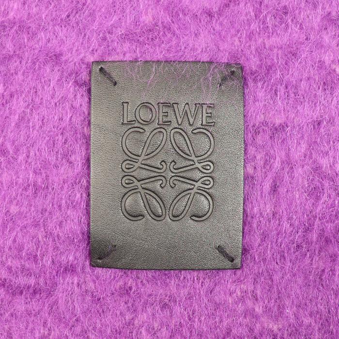 LOEWE ロエベ モヘア マフラー マルチカラー レディース 中古 美品_3