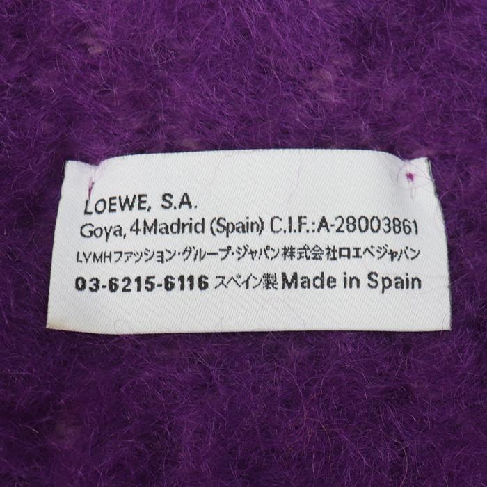 LOEWE ロエベ モヘア マフラー マルチカラー レディース 中古 美品_4