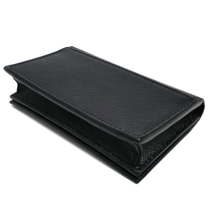 PRADA プラダ サフィアーノ カードケース ブラック 2MC122 QME F0002 