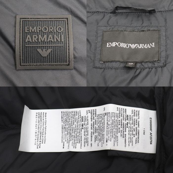 【正規品・美品】 EMPORIO ARMANI ダウンジャケット ブラック EMPORIO ARMANI エンポリオ アルマーニ EA7 ダウン ダウンジャケット