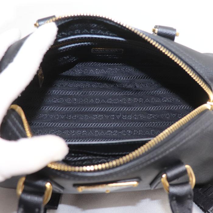 PRADA（プラダ） サフィアーノ ラクス 2Wayショルダーバッグ ブラック