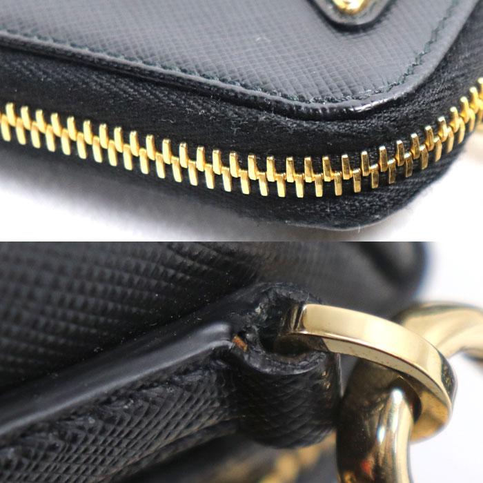 PRADA（プラダ） サフィアーノ ラクス 2Wayショルダーバッグ ブラック