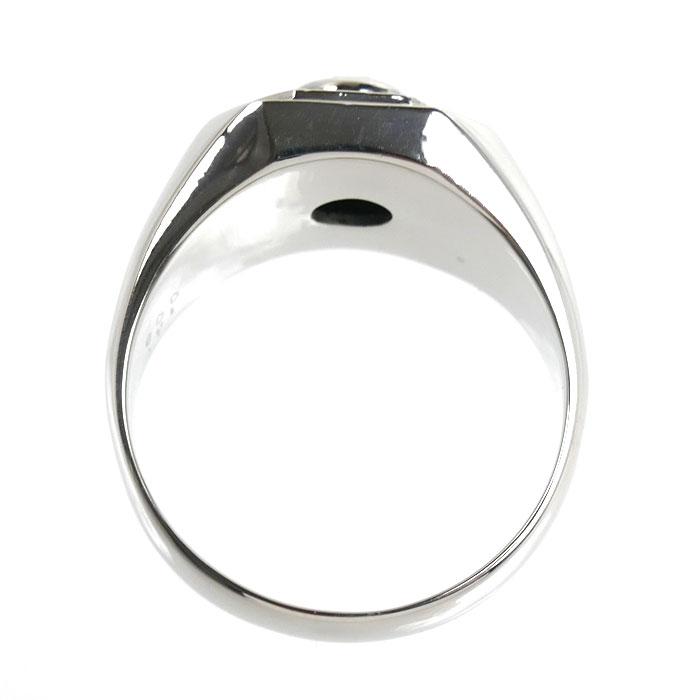 Pt900プラチナ リング・指輪 サファイア1.41ct ダイヤモンド0.08ct