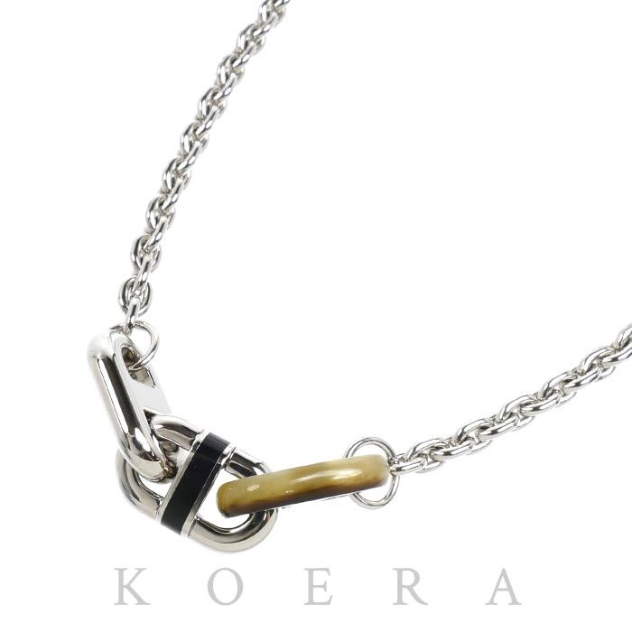 HERMES（エルメス） メタル バッファローホーン マイヨン ネックレス
