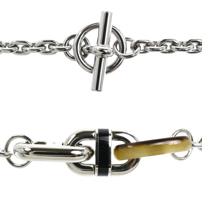 HERMES エルメス マイヨン ネックレス バッファロー HERMES（エルメス） メタル バッファローホーン マイヨン ネックレス