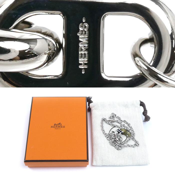 HERMES（エルメス） メタル バッファローホーン マイヨン ネックレス
