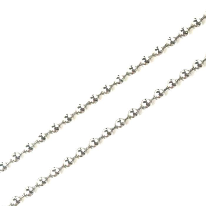 Pt850プラチナ ネックレス ボール 4.4g 40cm レディース 中古 : 古恵良 