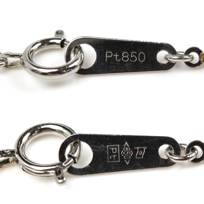 Pt850プラチナ ネックレス ボール 4.4g 40cm レディース 中古 : 古恵良 