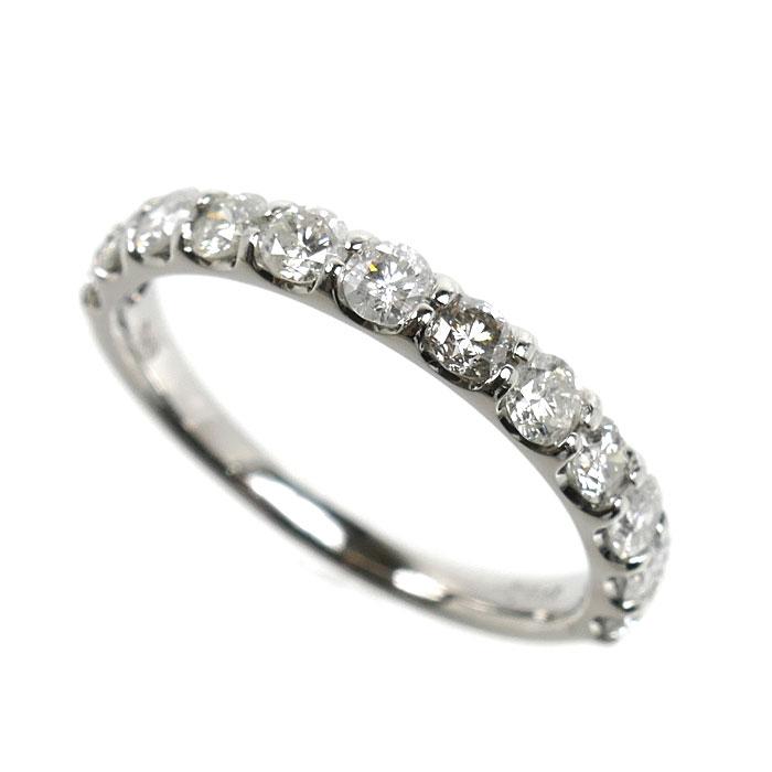 Pt900プラチナ ハーフエタニティ リング・指輪 ダイヤモンド1.002ct 14 