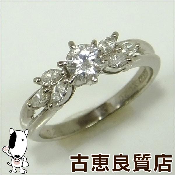 激安超安値 PT900 プラチナ ダイヤモンド デザインリング 指輪 D0.310ct 0.24ct 4.6g サイズ12号(hon) 指輪