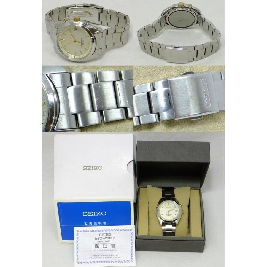 SEIKO セイコー SPIRIT スピリット  ソーラー電波腕時計 メンズ デイト表示  7B24-0AN0 SBTM157   中古（hon）｜koera｜03