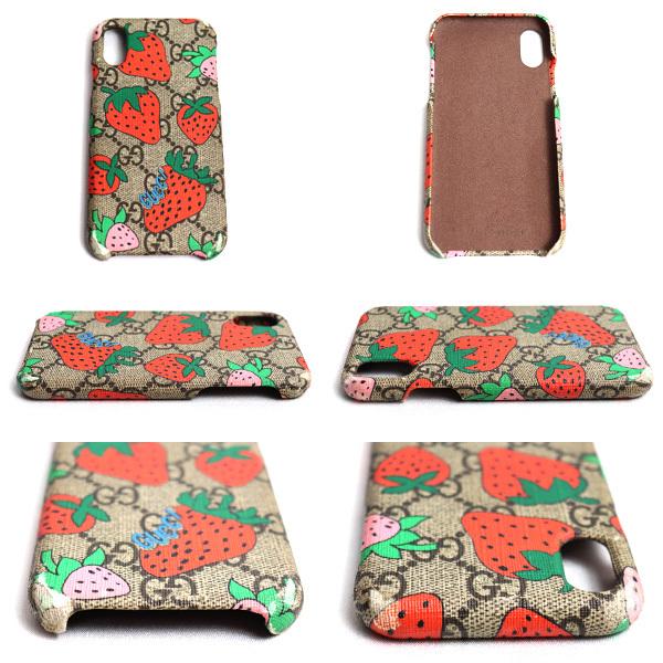 最新の激安 ケース』 X/XS iPhone 【GUCCI】グッチ『グッチストロベリー - Android用ケース