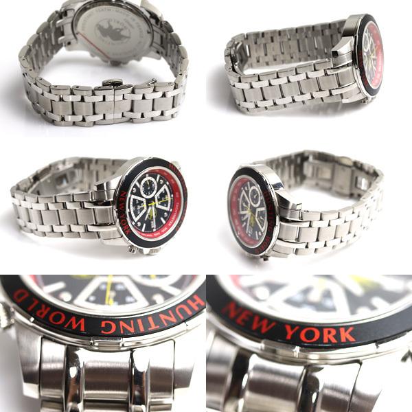 MT3410 HUNTING WORLD ハンティングワールド HW401 クロノグラフ クオーツ 腕時計 メンズ/中古 : k20-3890 ...