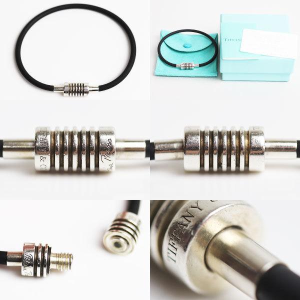 美品 ティファニー ブレスレット パロマピカソ ラバー シルバー サーファー TIFFANY&Co.（ティファニー） パロマ・ピカソ サーファー ラバー