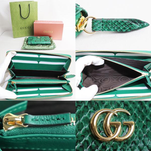 新品/未使用 グッチ GUCCI 長財布 ラウンドファスナー GGマーモント ...