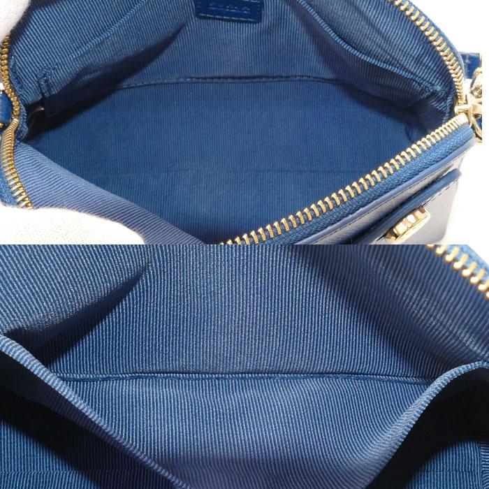 FURLA（フルラ） パイパーミニ ショルダーバッグ ブルー 943658 中古
