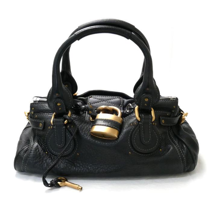 Chloe クロエ パディントン ハンドバッグ ブラック 7ESA02-7E422 
