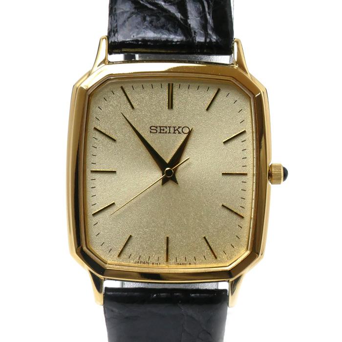 【稼働】SEIKO DOLCE 腕時計 メンズ スクエア ブラック 新品電池 希少 稼働 新品電池 SEIKO DOLCE セイコー ドルチェ スクエアフェイス