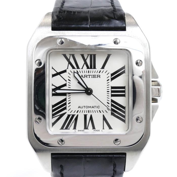 CARTIER カルティエ サントス100LM 腕時計 自動巻き W20073X8 メンズ  