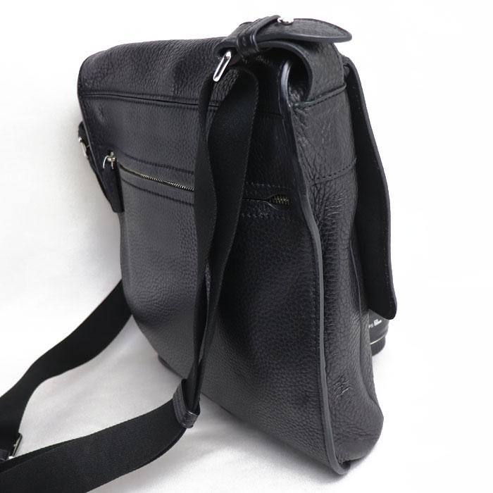 TUMI（トゥミ） オールレザー ショルダーバッグ ブラック 6853D メンズ