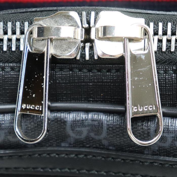 GUCCI（グッチ） GGスプリーム ベルトバッグ ボディバッグ グレー