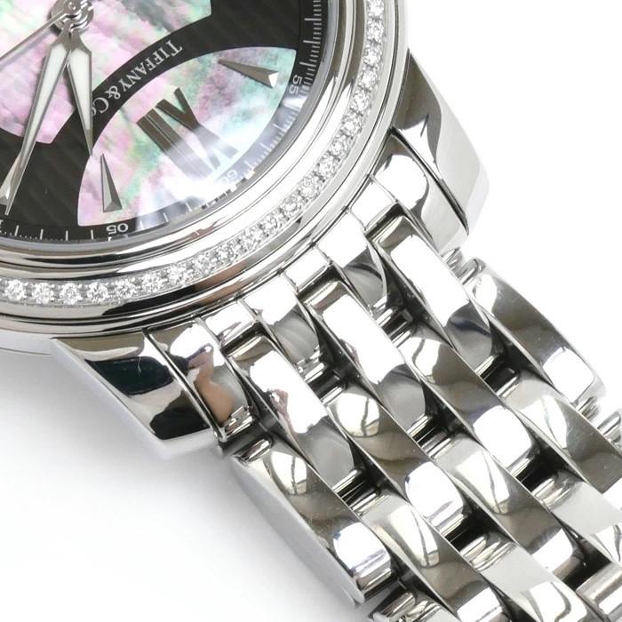 TIFFANY&Co. ティファニー マーク ベゼルダイヤ 腕時計 電池式 Z0046  