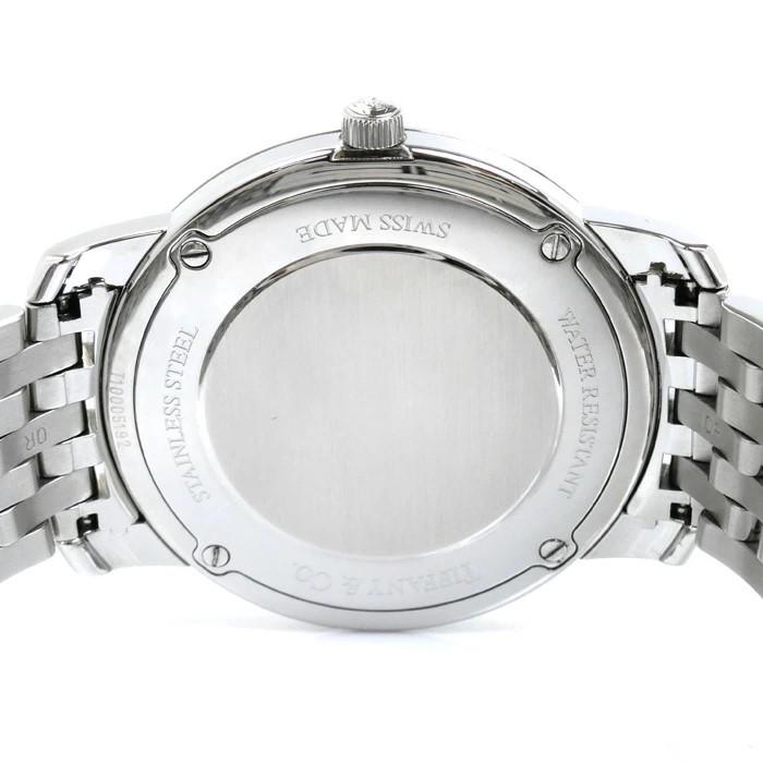 TIFFANY&Co. ティファニー マーク ベゼルダイヤ 腕時計 電池式 Z0046  