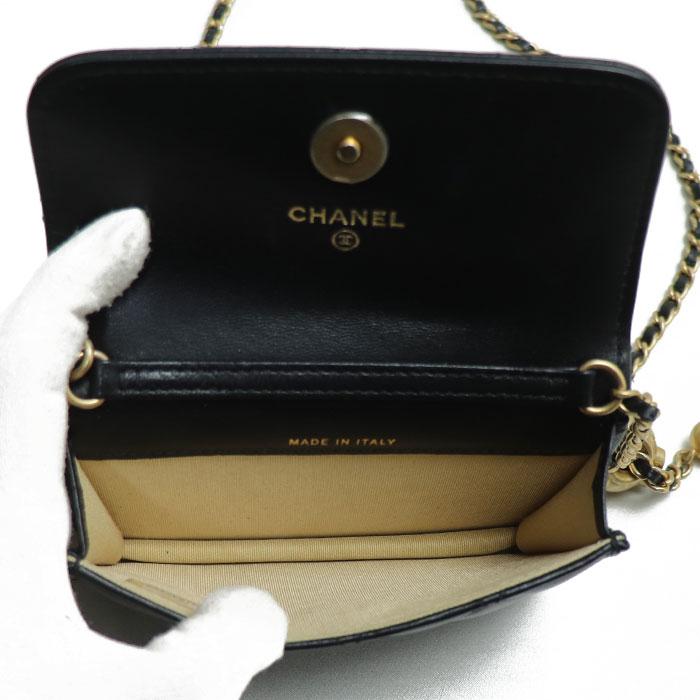CHANEL（シャネル） ミニミニマトラッセ ショルダーバッグ ブラック
