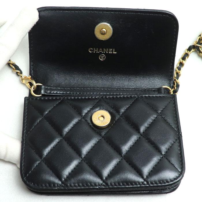 CHANEL（シャネル） ミニミニマトラッセ ショルダーバッグ ブラック
